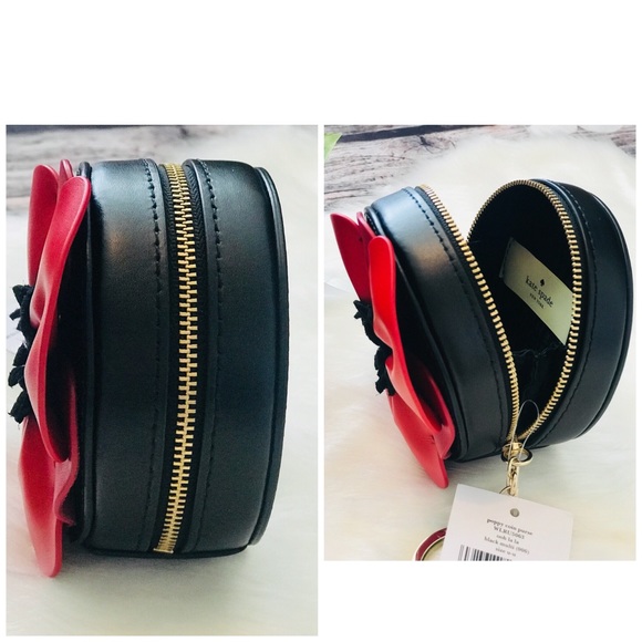 ♠️NWT KSNY SET! Poppy Coin Purse & Gold Drop Hoops - Picture 4 of 8